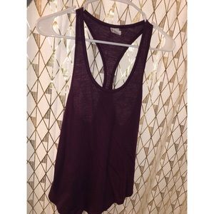 Purple summer tank top